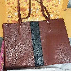 Vince camuto vegan handbag leather